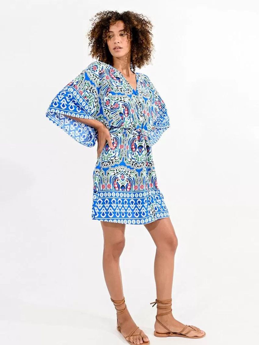 NADIRA - ROBE READY-TO-WEAR MOLLY BRACKEN BLUE WOMEN | Germaine Collard