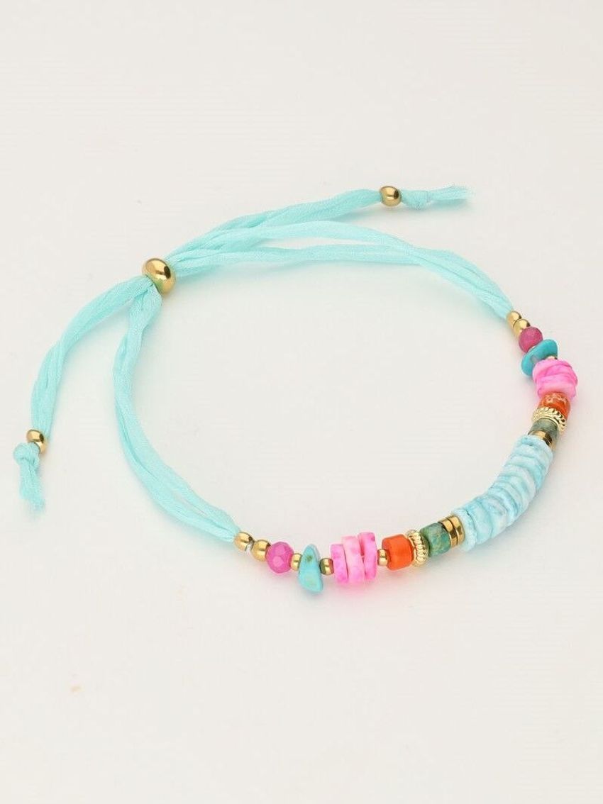 BLUE CORD BEADS