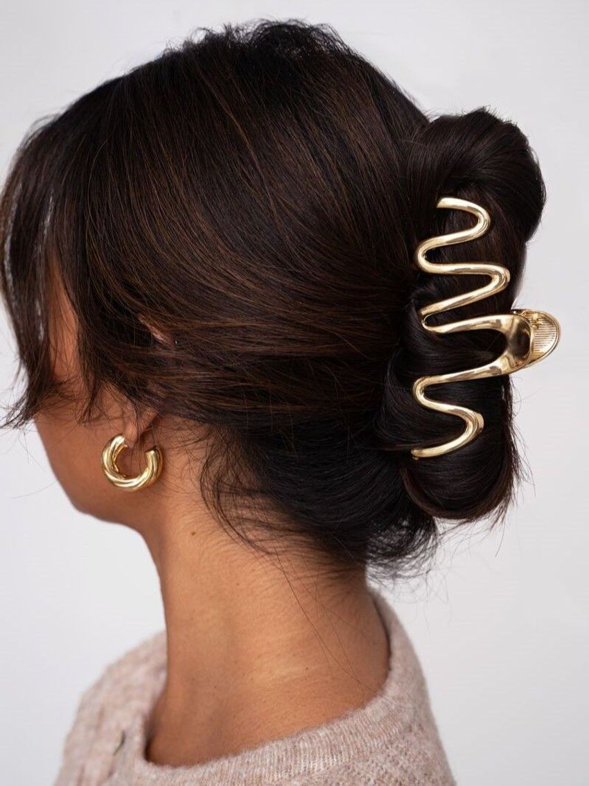 GOLD WOKKEL HAIRCLIP