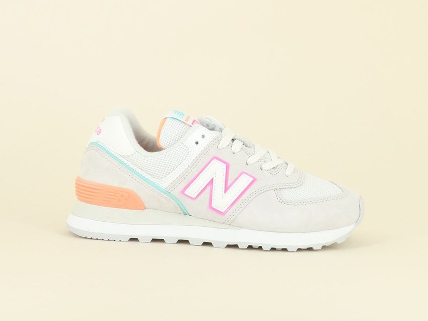 New balance 574 pink cheap mist