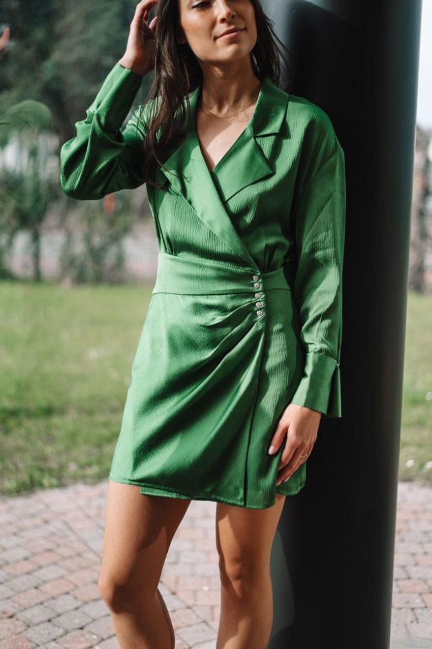 Ba&sh Dress Falla in Green