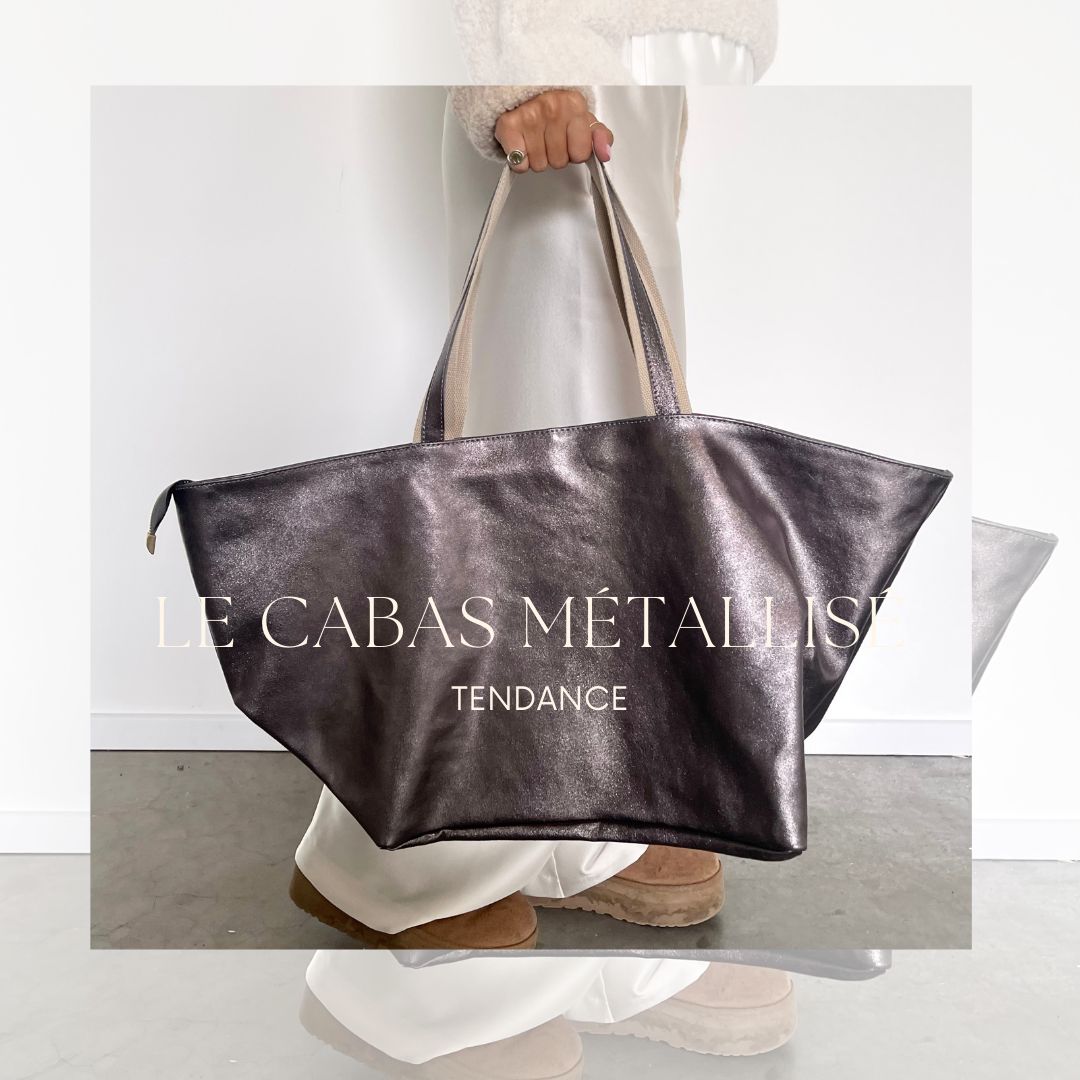 Tendance le cabas metallise Germaine Collard