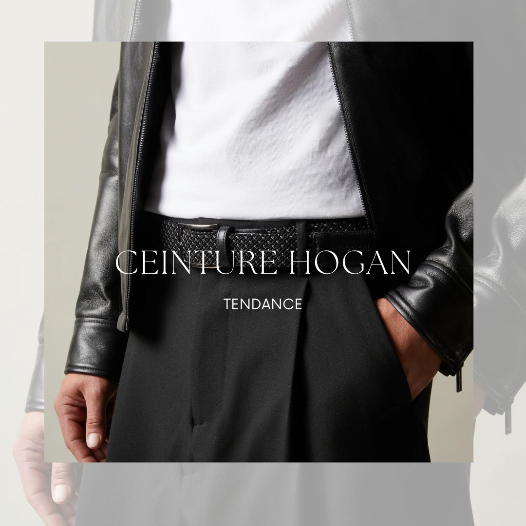 Tendance : les ceintures Hogan pour hommes